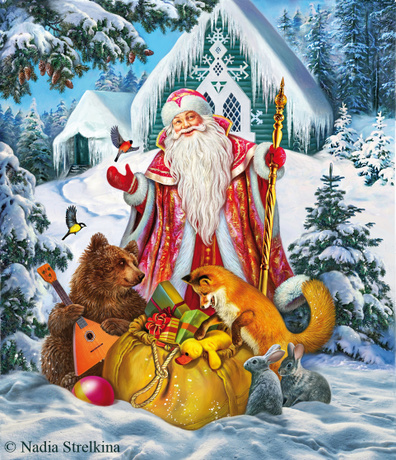 Visiting Santa Claus